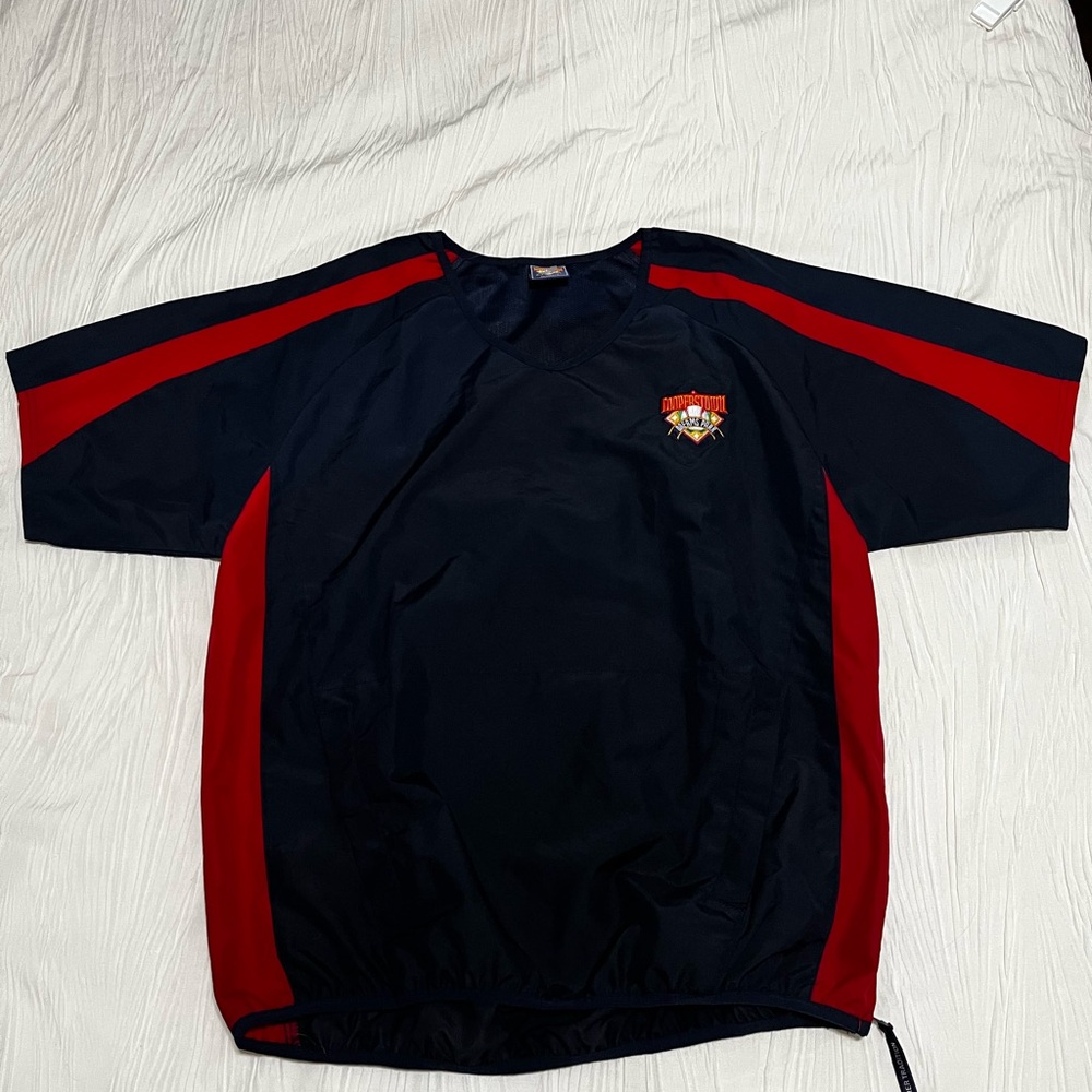 Cooperstown Dreams Park Men’s Warm Up Jacket Training Short Sleeve Pullover M